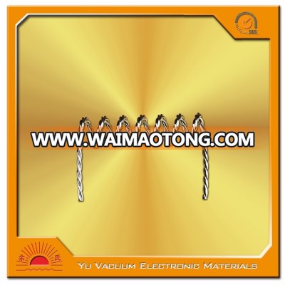 tungsten wire heating coil element for metallizing thin film evaporator